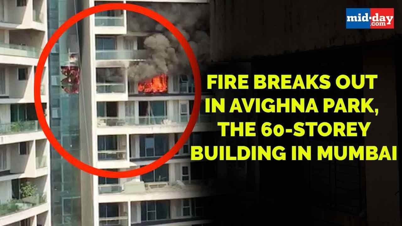 Mumbai: Fire breaks out in Avighna Park, the 60-storey building at Currey Road